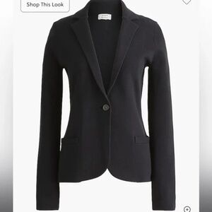 J. Crew Schoolboy Sweater Blazer - Black, Size PM